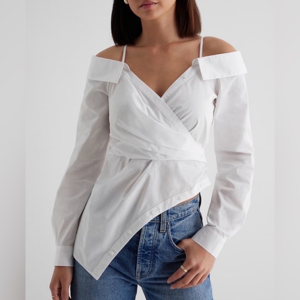 Express White Blouse